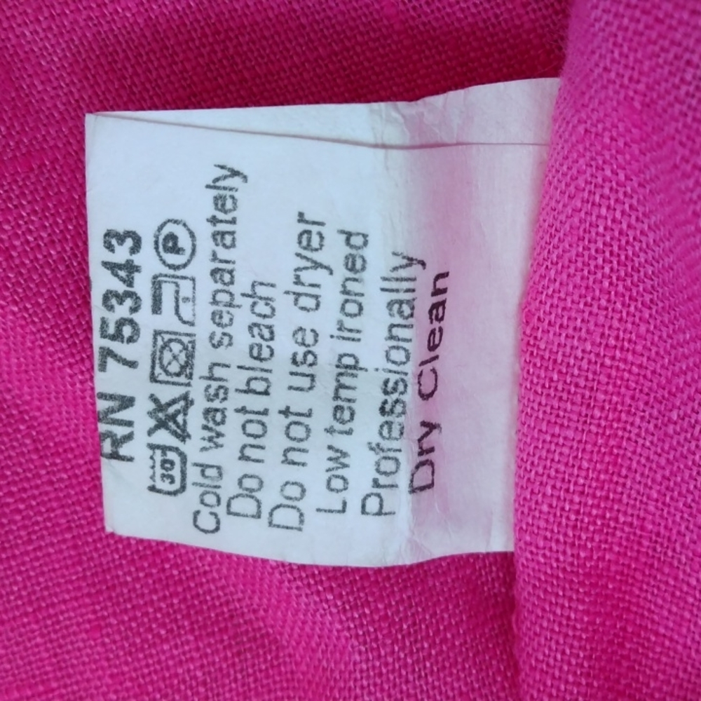 Terzo Millennio Linen Top. - Picture 8 of 8